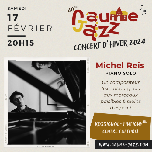 Gaume Jazz d'Hiver avec Michel Reis, piano solo