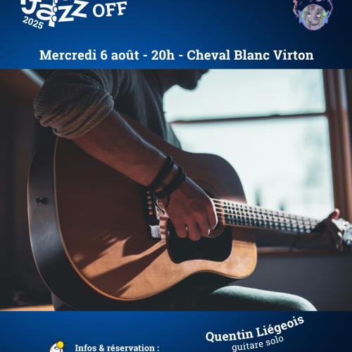 Gaume Jazz OFF : Quentin Liégeois, guitare solo