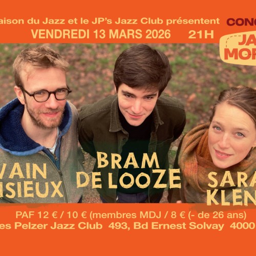 Jazz&More: In A Round: Sarah Klenes, Sylvain Debaisieux, Bram De Looze