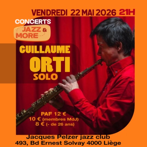Jazz&More: Guillaume ORTI  (solo)