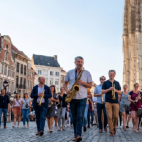 Workshop :  Jazzwandeling Mechelen  14u15 - 15u45