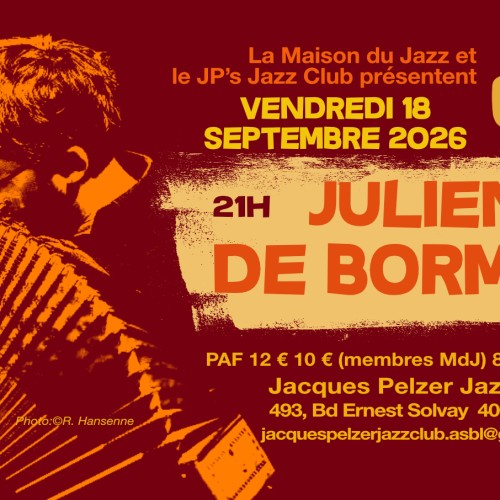 Concert jazz&More: Julien De Borman