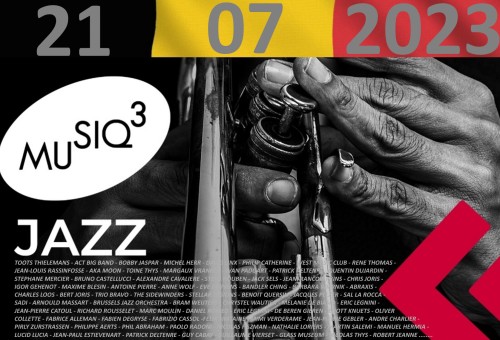 The Belgian jazz party this July 21, 2023 on the web radio Musiq3 Jazz