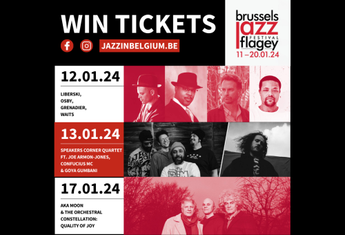 Win tickets for the Brussels Jazz Festival Flagey