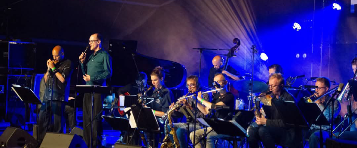 De Jazz Station Big Band in de studio begin september