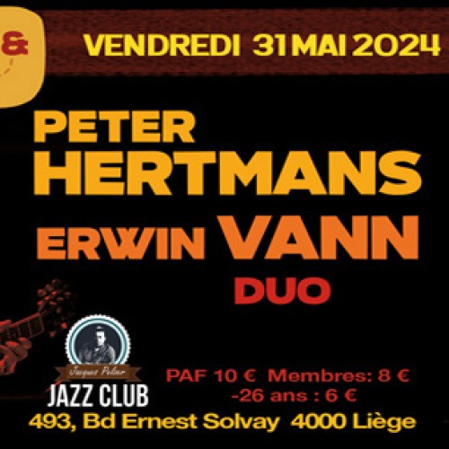 Jazz& More: Erwin Vann & Peter Hertmans duo “Compassion”