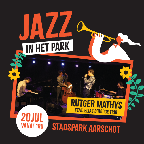 Rutger Mathys feat. Elias D’hooge Trio - concert at Jazz In Het Park