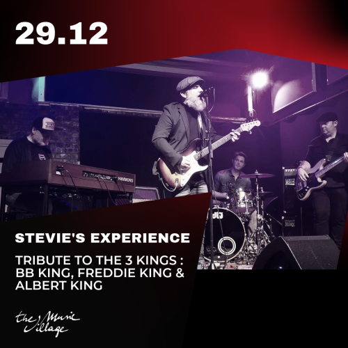 STEVIE'S EXPERIENCE - TRIBUTE TO THE 3 KINGS BB KING, FREDDIE KING & ALBERT KING