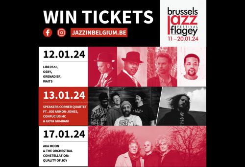 Gagnez des tickets pour le Brussels Jazz Festival de Flagey