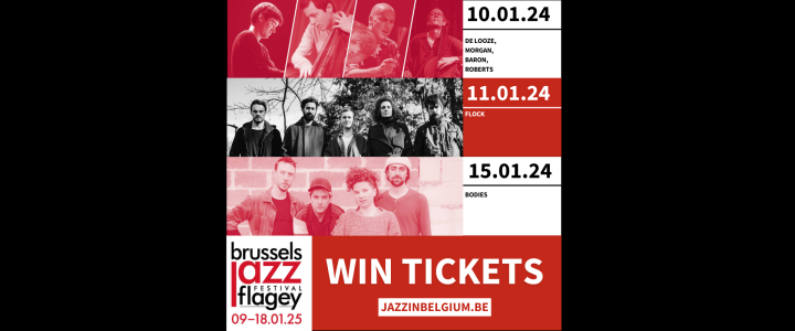 🎄✨ CONTEST 🎶🎁 Win tickets for the 10th edition of the BJF de Flagey