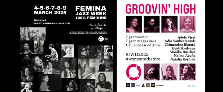 Célébrons le 8 mars! Une semaine dédiée aux talents féminins de jazz