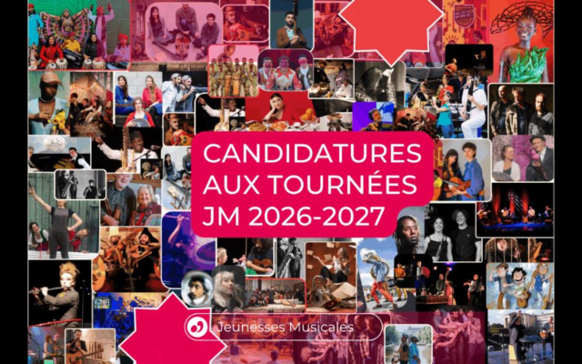 Call for artists : JM 2026-27